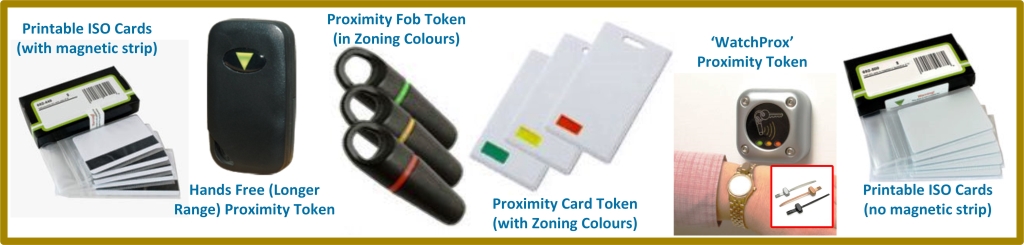 Paxton card tokens and fobs selection image